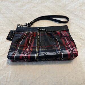POPPY TARTAN COACH WRISTLET